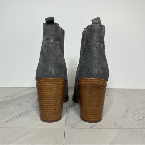 New! Marc Fisher Gadri Gray Suede Bootie 9M - Picture 3 of 13